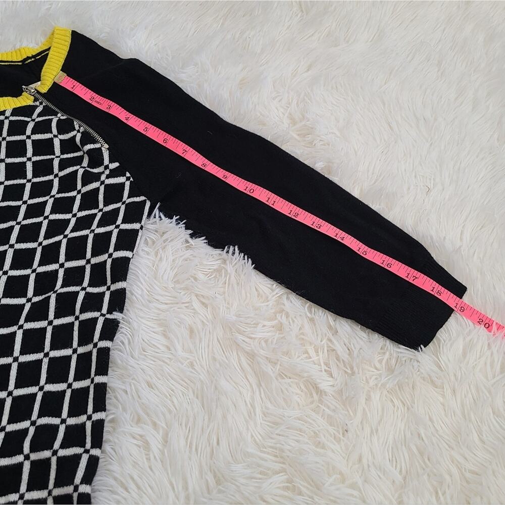 Ellen Tracy Black And White Sweater Dress XS‎ - Picture 10 of 13